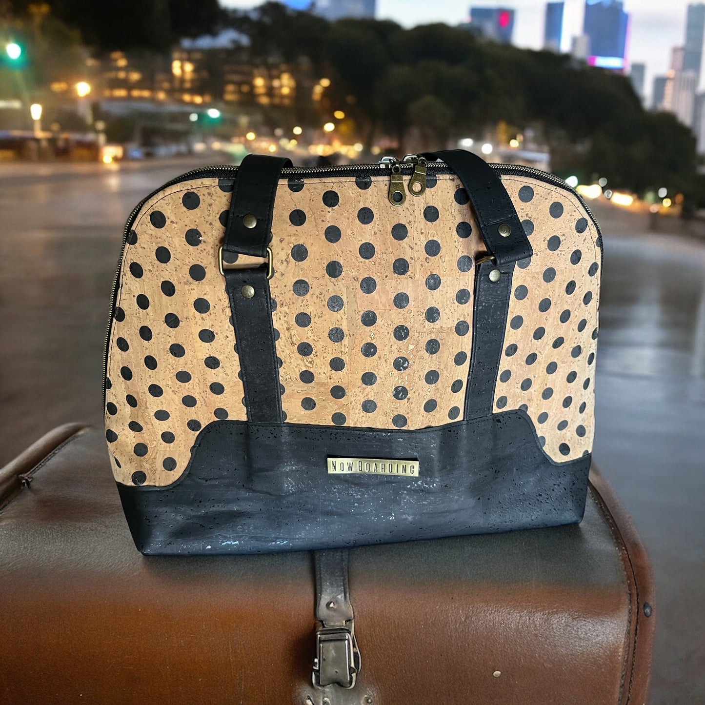 Bowler “zip zip” satchel bag