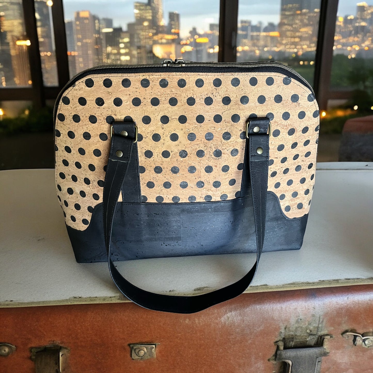 Bowler “zip zip” satchel bag