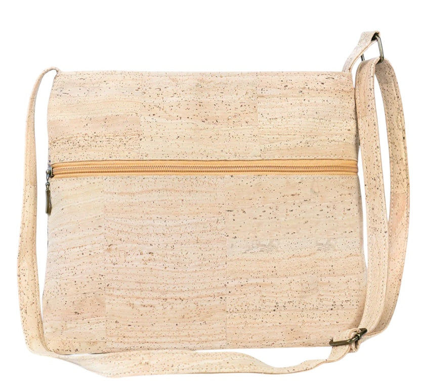 Paisley crossbody cork handbag