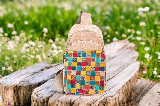 Cork Sling Crossbody Bag